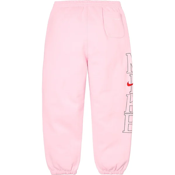 Supreme Nike Sweatpant - Light Pink (front)