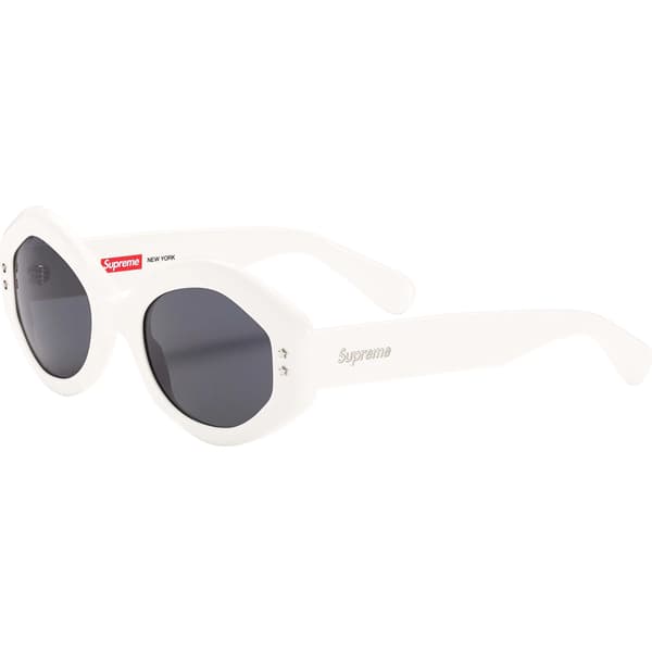 Supreme Nomi Sunglasses - White (front)