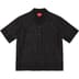 Supreme Nouveau Embroidered S/S Shirt - Black (front)