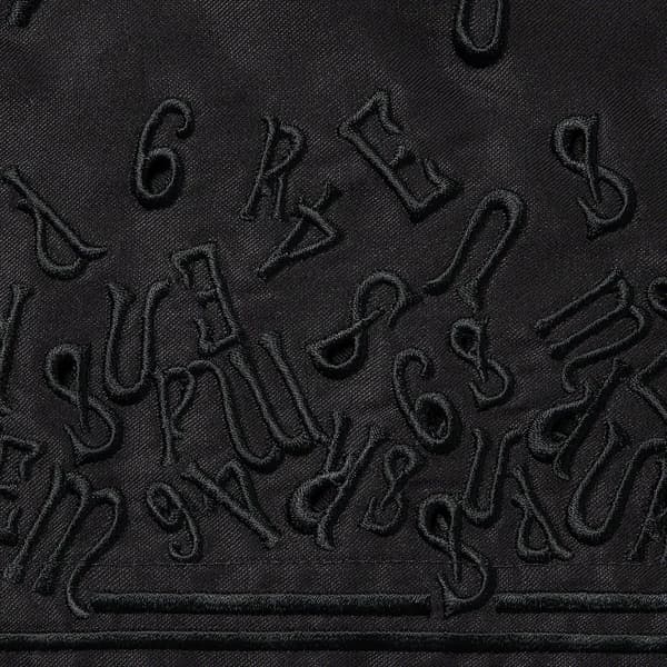 Supreme Nouveau Embroidered S/S Shirt - Black (front)