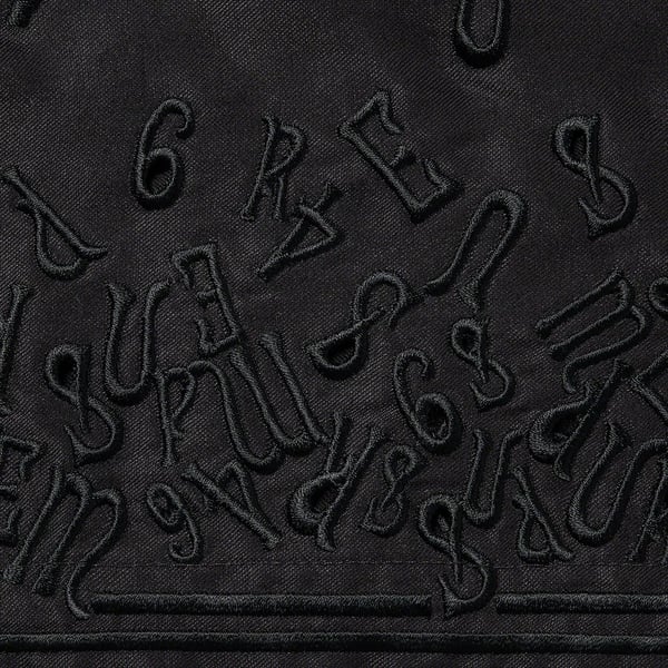 Supreme Nouveau Embroidered S/S Shirt - Black (front)