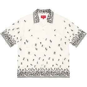 Supreme Nouveau Embroidered S/S Shirt White