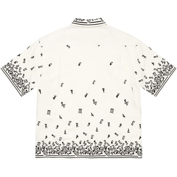 Supreme Nouveau Embroidered S/S Shirt - White (front)