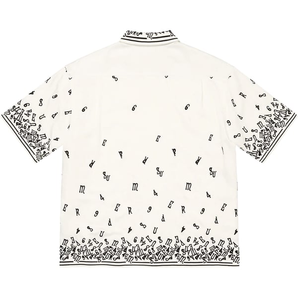 Supreme Nouveau Embroidered S/S Shirt - White (front)