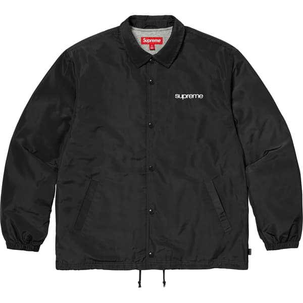 Supreme NYC Coaches Jacket - Black (front)