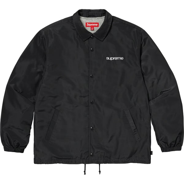 Supreme NYC Coaches Jacket - Black (front)