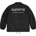 Supreme NYC Coaches Jacket - Black (front)