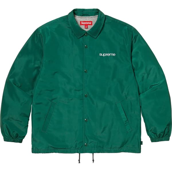 Supreme NYC Coaches Jacket - Green (front)