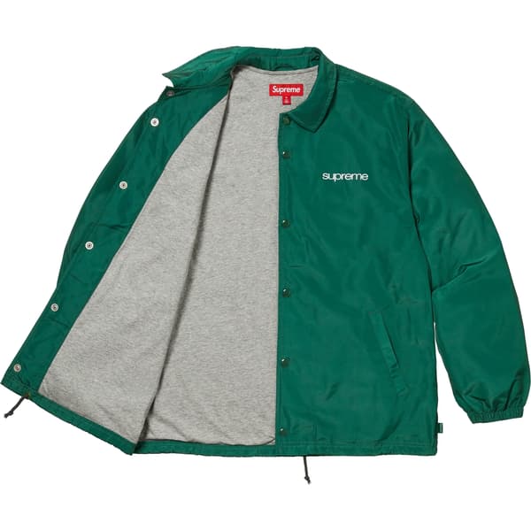 Supreme NYC Coaches Jacket - Green (front)