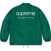 Supreme NYC Coaches Jacket - Green (front)