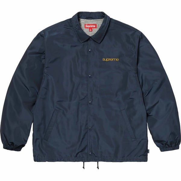 Supreme NYC Coaches Jacket - Navy (front)