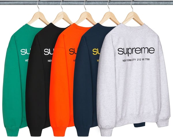 Supreme NYC Crewneck - Product Image