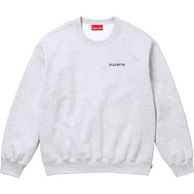 Supreme NYC Crewneck Ash Grey