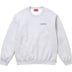 Supreme NYC Crewneck - Ash Grey (front)