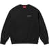 Supreme NYC Crewneck - Black (front)