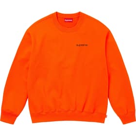 Supreme NYC Crewneck Dark Orange