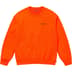 Supreme NYC Crewneck - Dark Orange (front)
