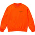 Supreme NYC Crewneck - Dark Orange (front)