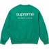 Supreme NYC Crewneck - Light Pine (front)