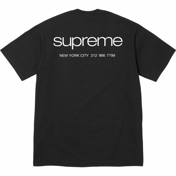 Supreme NYC Tee - Black (front)