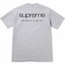 Supreme NYC Tee - Heather Grey (front)