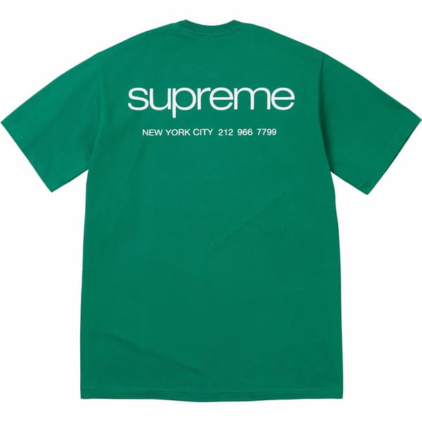 Supreme NYC Tee - Light Pine (front)