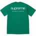 Supreme NYC Tee - Light Pine (front)