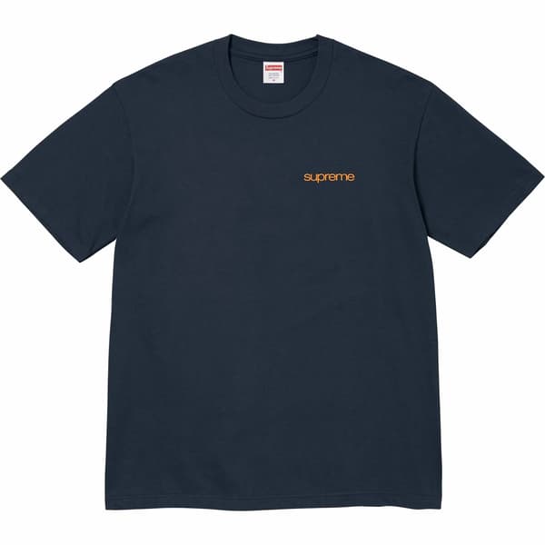 Supreme NYC Tee - Navy (front)