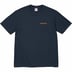 Supreme NYC Tee - Navy (front)