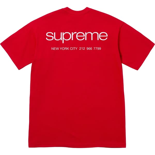 Supreme NYC Tee - Red (front)