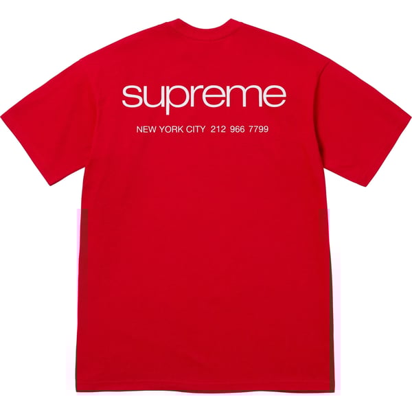 Supreme NYC Tee - Red (front)