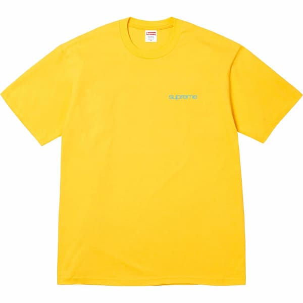 Supreme NYC Tee - Yellow (front)