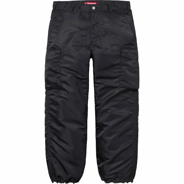 Supreme Nylon Cargo Pant - Black (front)