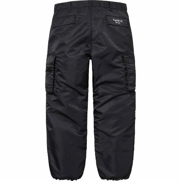 Supreme Nylon Cargo Pant - Black (front)
