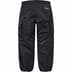 Supreme Nylon Cargo Pant - Black (front)