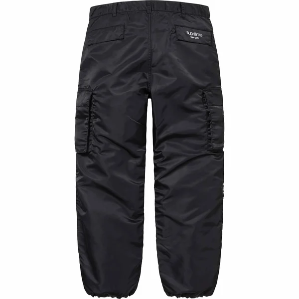 Supreme Nylon Cargo Pant - Black (front)