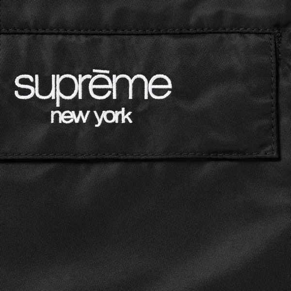 Supreme Nylon Cargo Pant - Black (front)