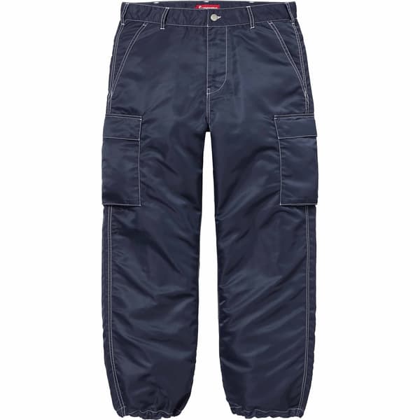 Supreme Nylon Cargo Pant - Navy (front)