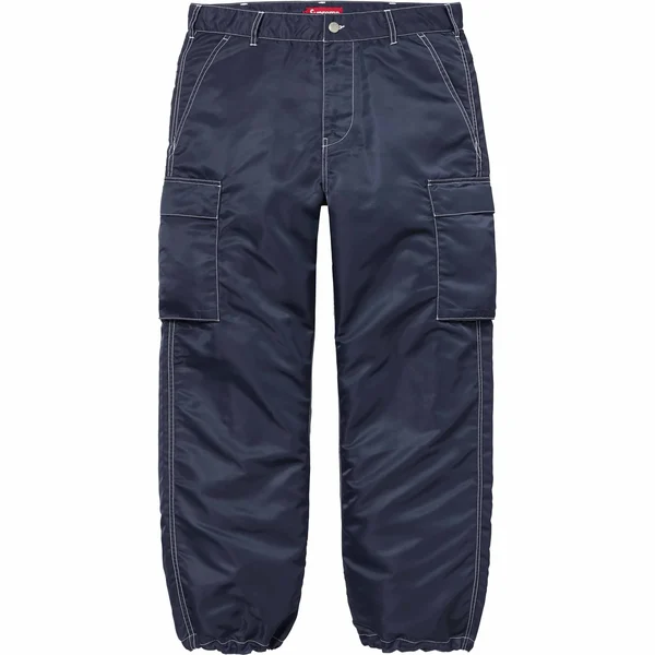 Supreme Nylon Cargo Pant - Navy (front)