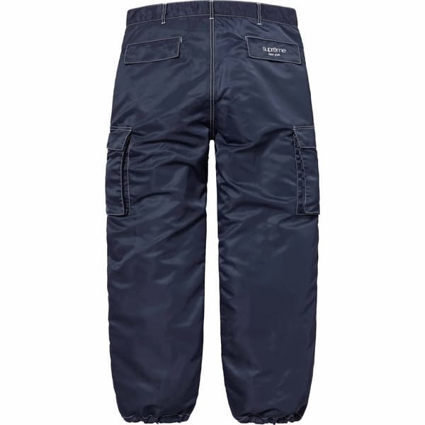 Supreme Nylon Cargo Pant - Navy (front)