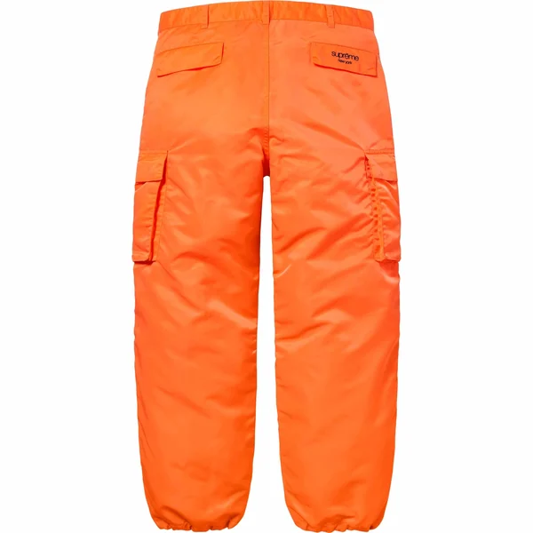 Supreme Nylon Cargo Pant - Orange (front)