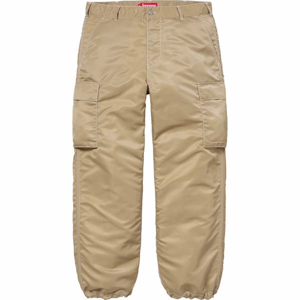 Supreme Nylon Cargo Pant - Tan (front)