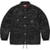 Supreme Nylon Chore Coat - Black (front)