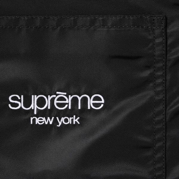 Supreme Nylon Chore Coat - Black (front)