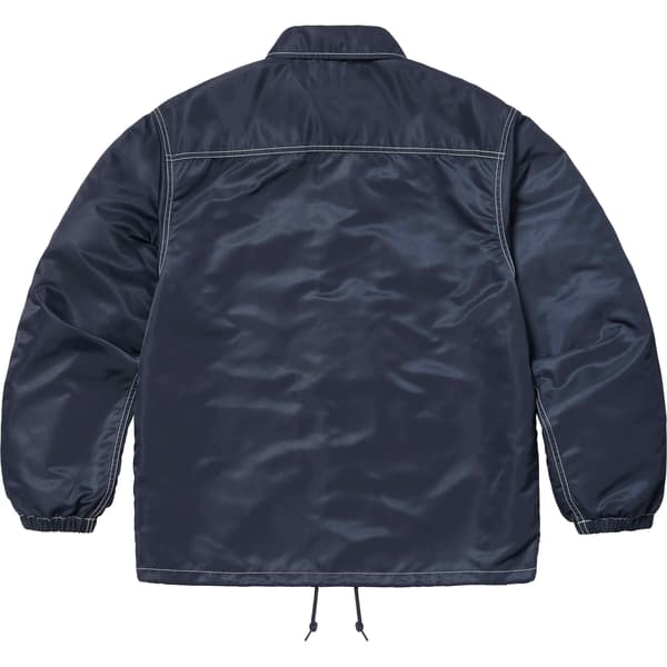 Supreme Nylon Chore Coat - Navy (front)