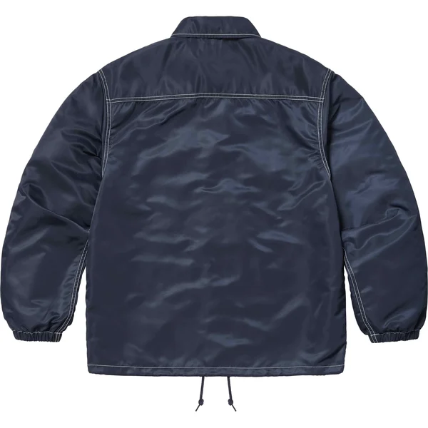 Supreme Nylon Chore Coat - Navy (front)
