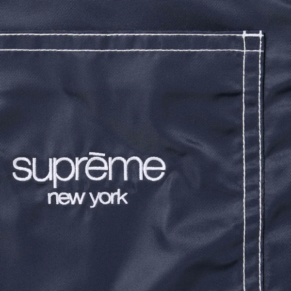 Supreme Nylon Chore Coat - Navy (front)