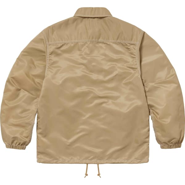 Supreme Nylon Chore Coat - Tan (front)