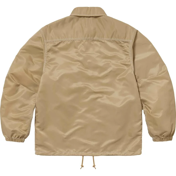 Supreme Nylon Chore Coat - Tan (front)
