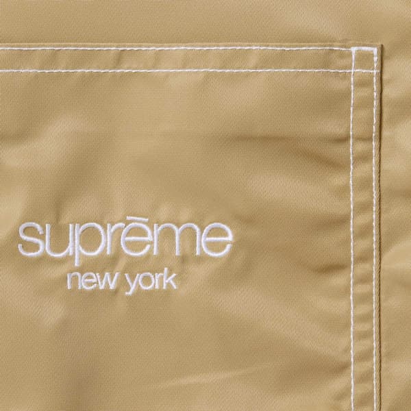 Supreme Nylon Chore Coat - Tan (front)